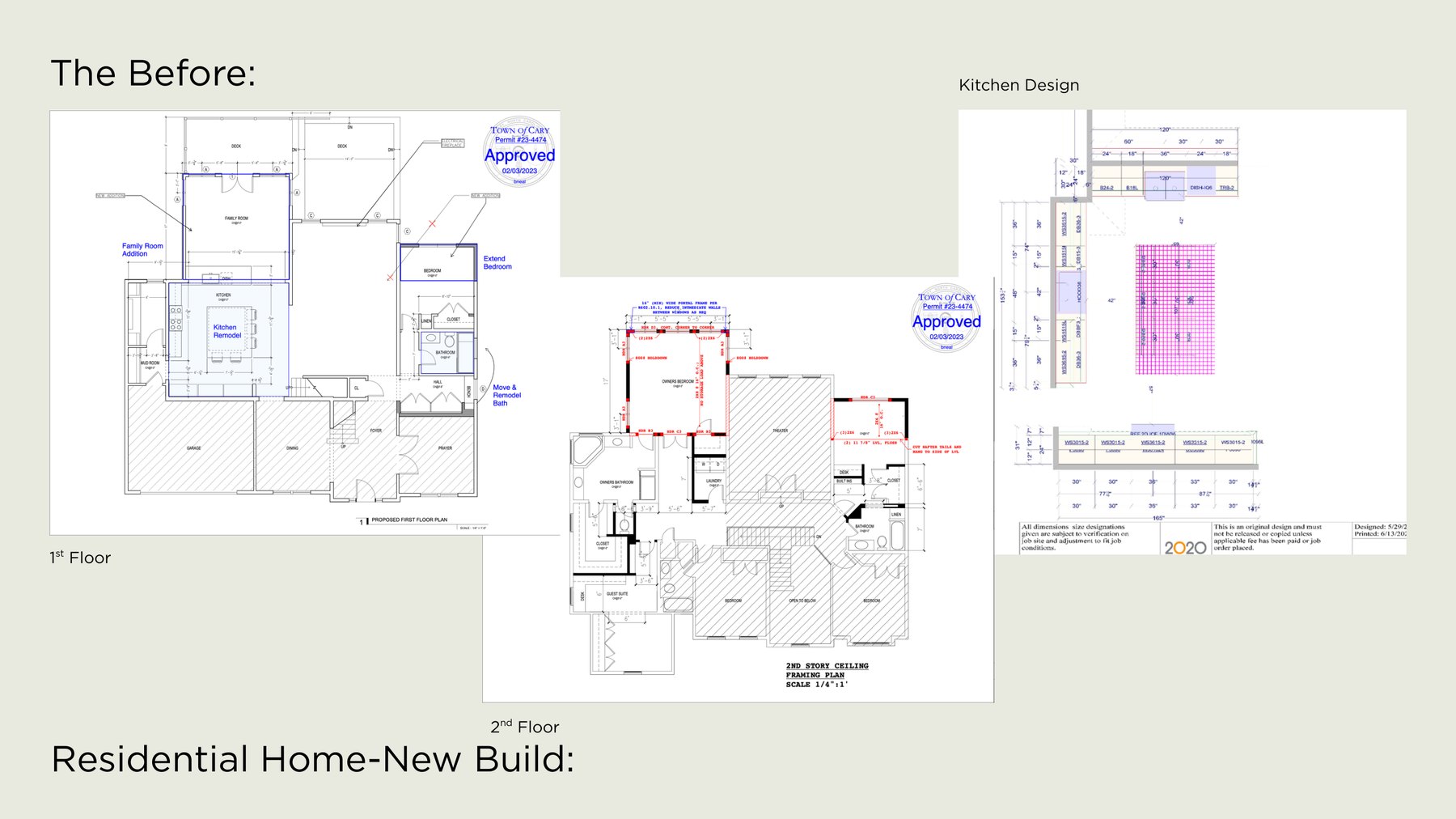 Before planning drawings for a new residential home build