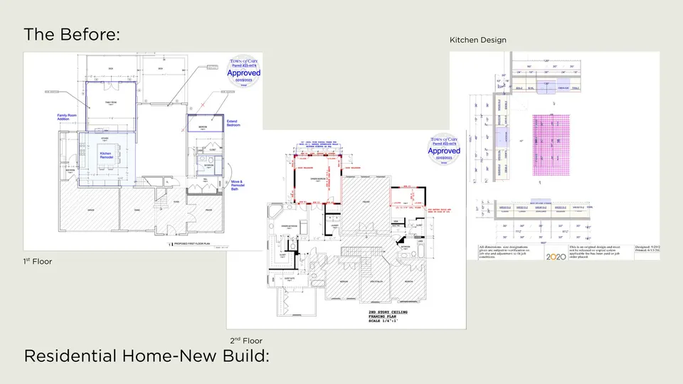 Before planning drawings for a new residential home build