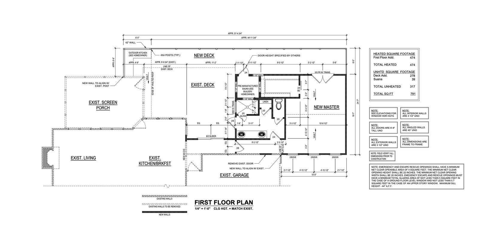 Architectural floor plan drawing