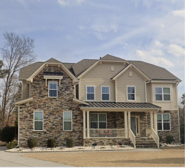 Completed residential exterior renovation project